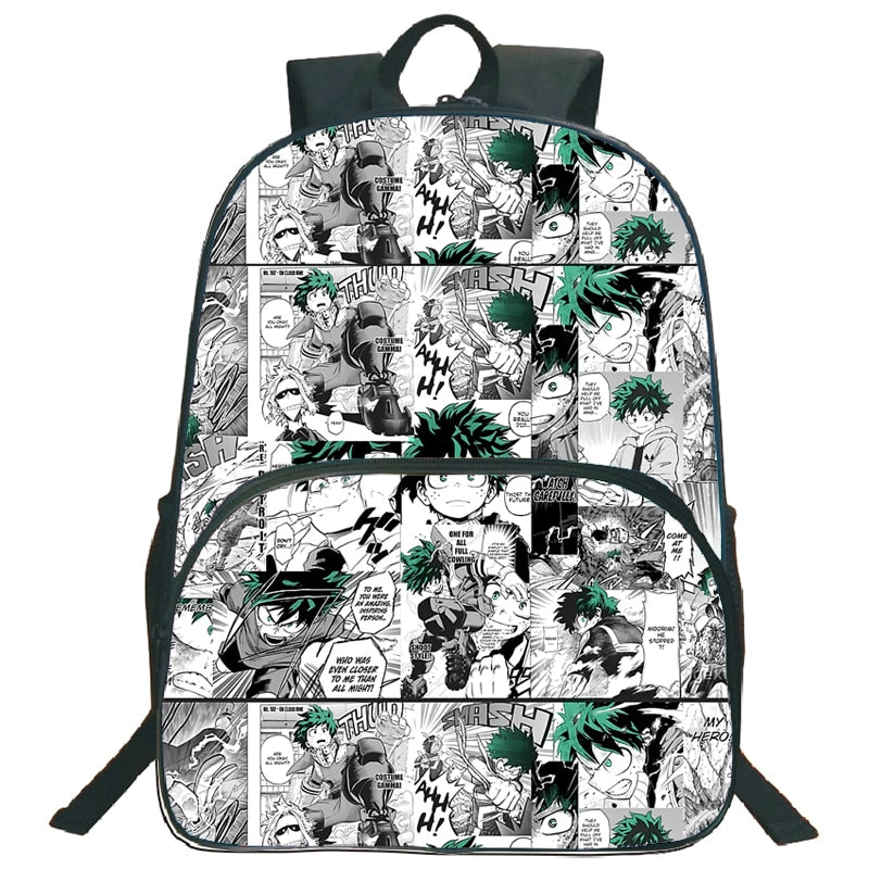 My Hero Academia Backpack Popular Pattern School Backpack Children Boys Girls Daily Beautiful Backpack