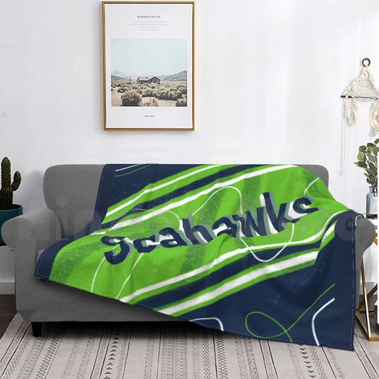 Custom Seattle Seahawks Design Blanket