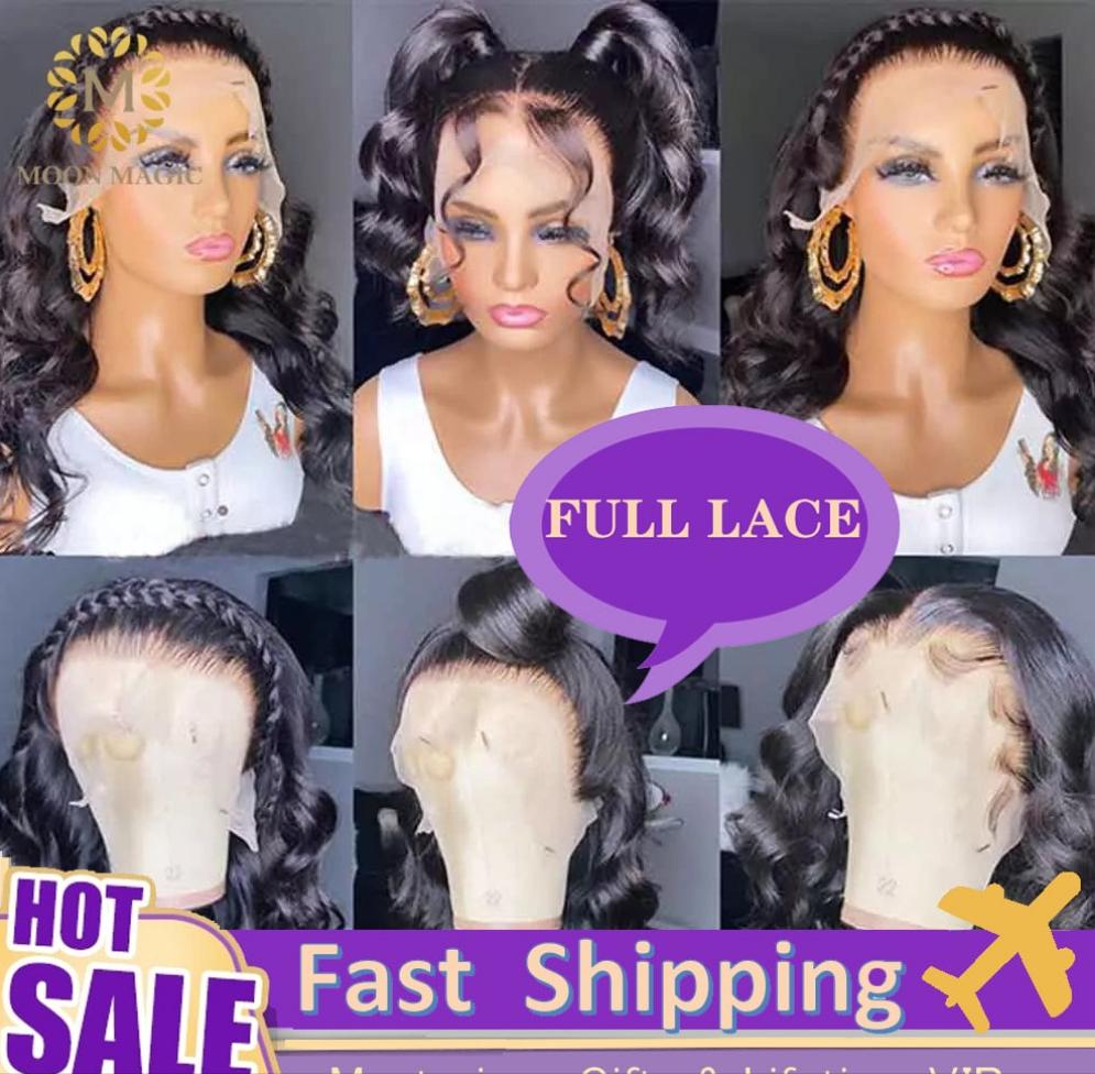 360 Peruvian Full Lace Wig Human Hair Pre Plucked 360 Lace Frontal Body Wave Wig