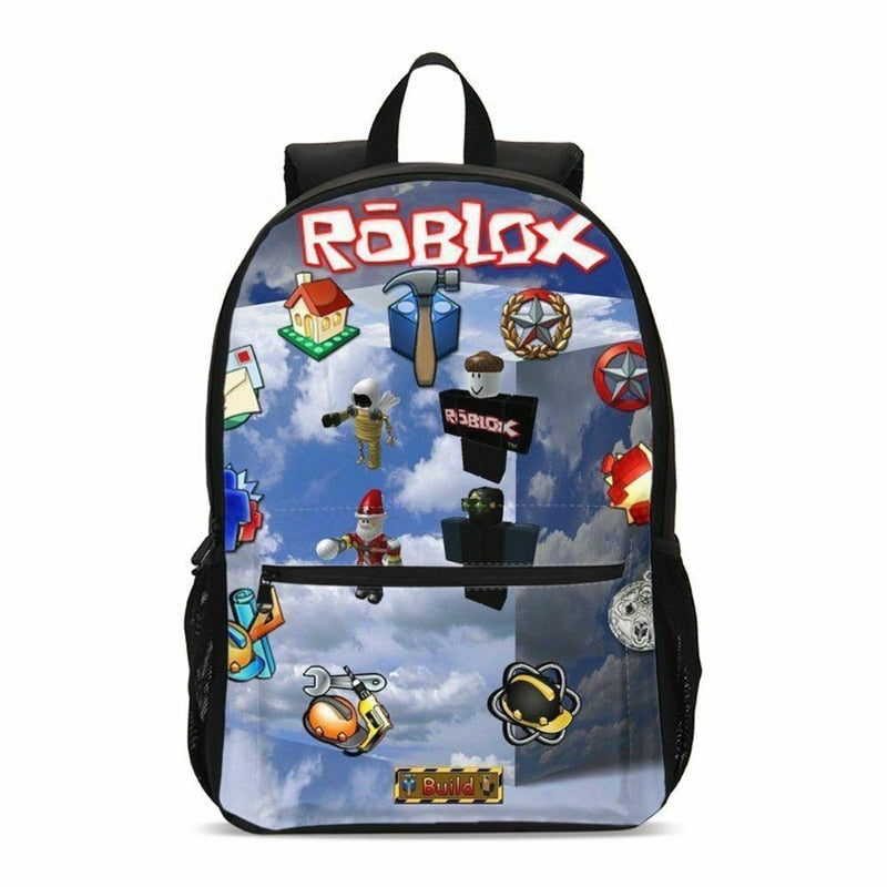 4Pcs/Set Cartoon Print Waterpoof Backpack