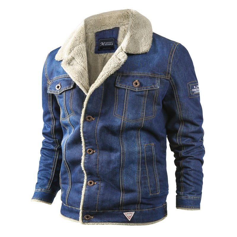 Denim Men's Fleece Lined Jean Jacket