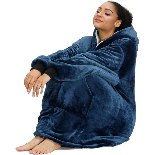 Oversized Hoodie Blanket w/ Sleeves