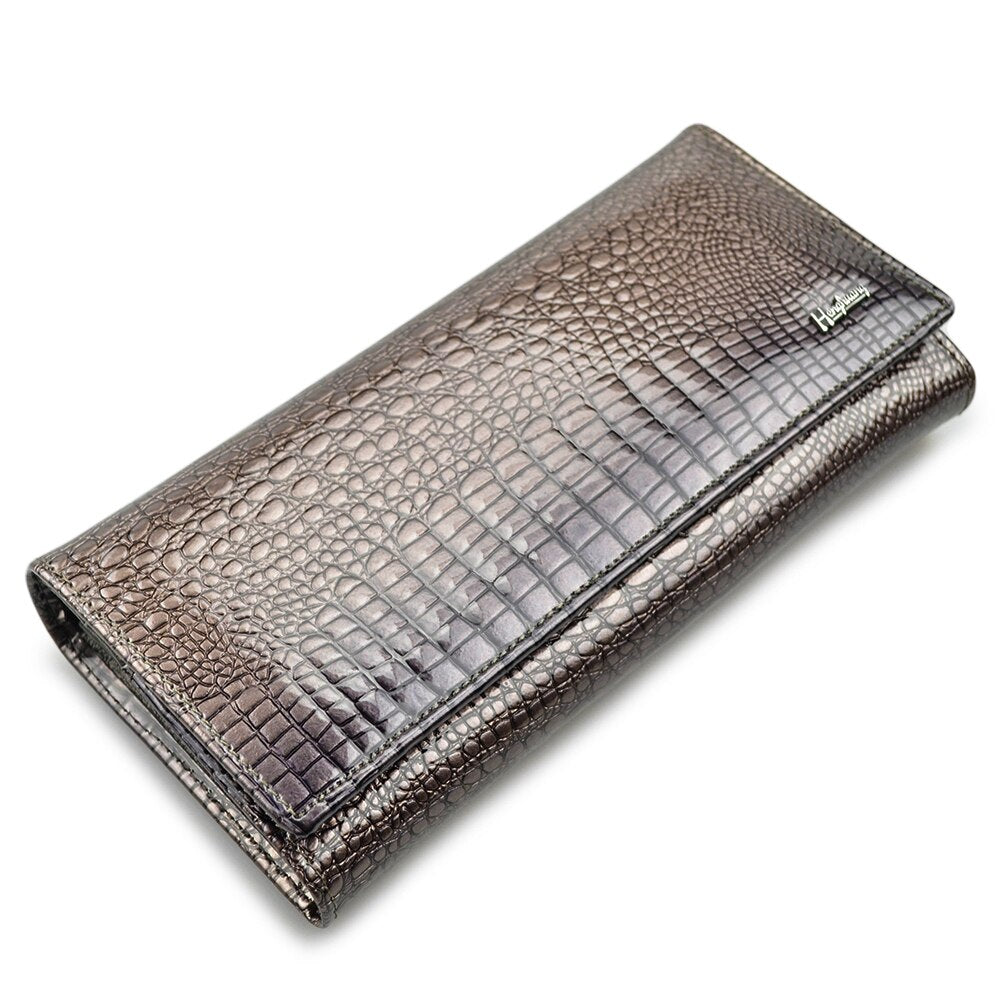 Ladies Crocodile Cow Wallet