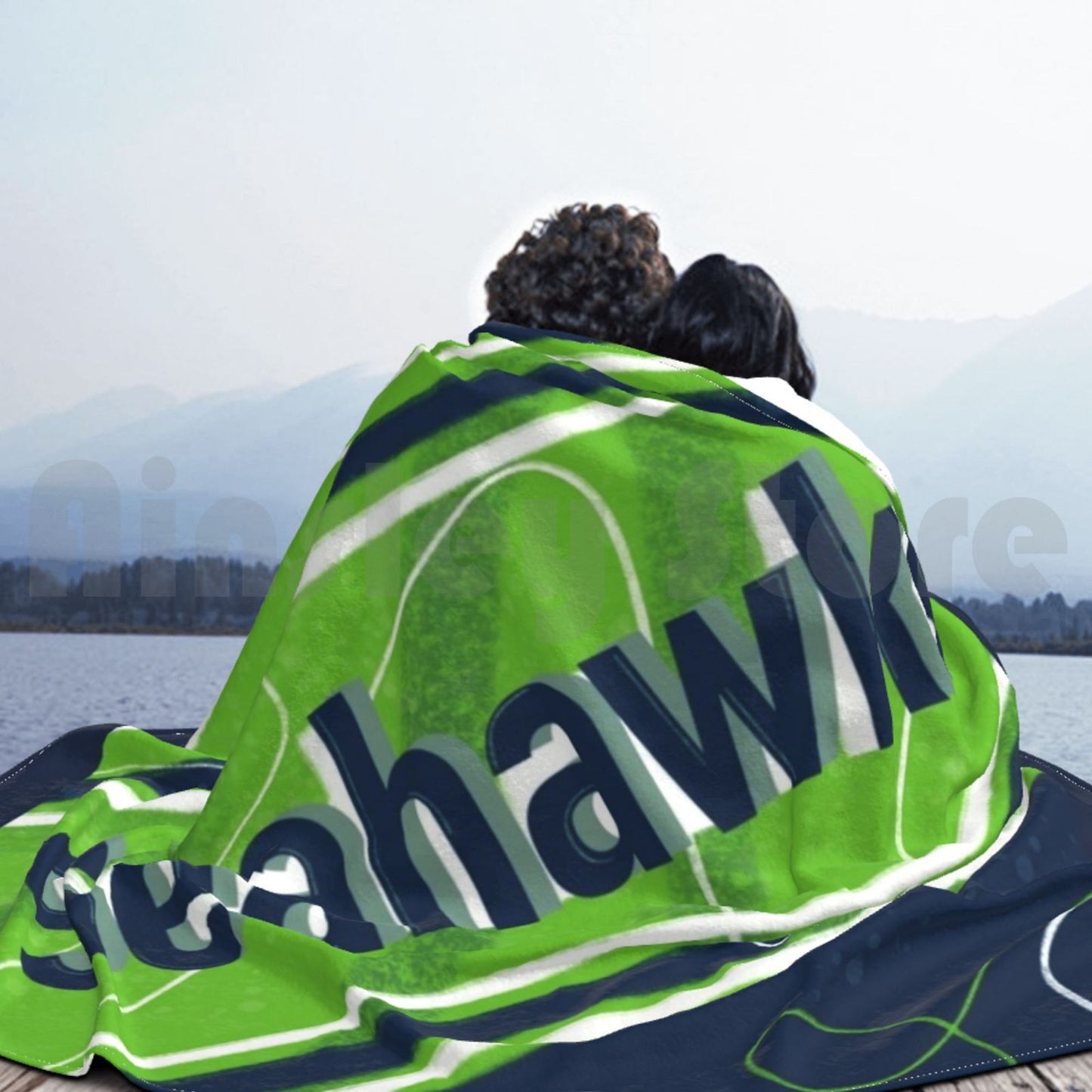 Custom Seattle Seahawks Design Blanket