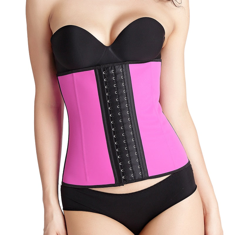 Latex Waist Trainer Cincher Workout Tummy Control Corset