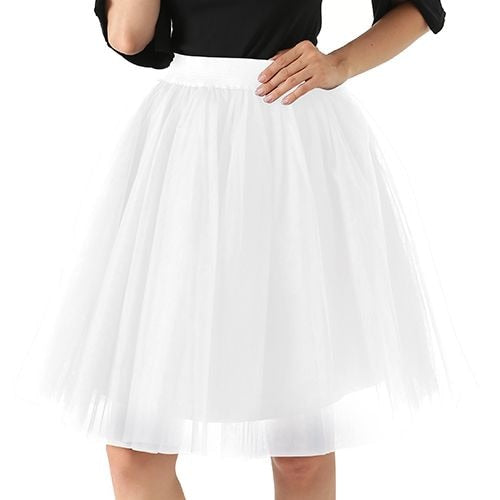 Petticoat Bridesmaid Midi Tutu Skirt