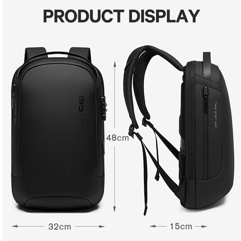 Men's 15.6 inch Laptop Backpacks Fashion Waterproof Travel Backpack Anti-theft