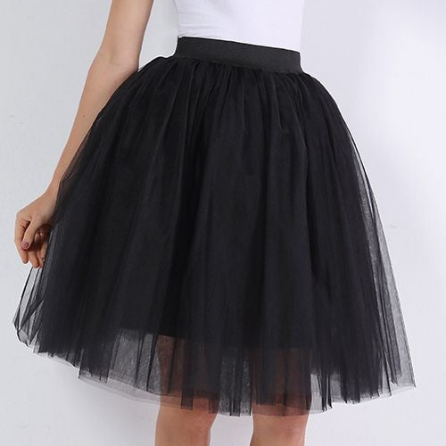 Petticoat Bridesmaid Midi Tutu Skirt