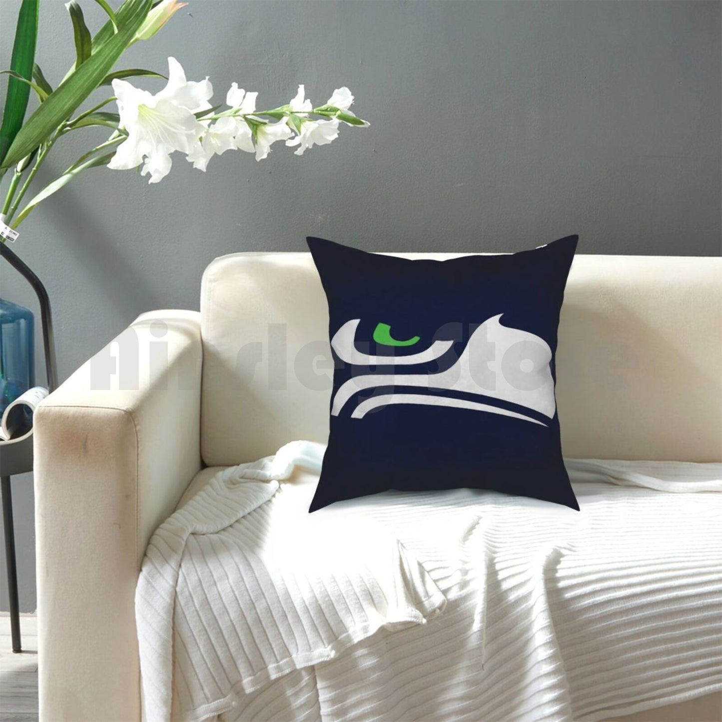 Seattle Seahawks Printed Pillow Case