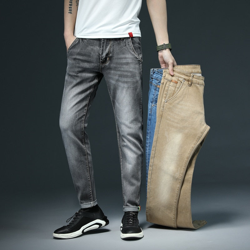 Men's Skinny Cotton Slim Denim Jeans