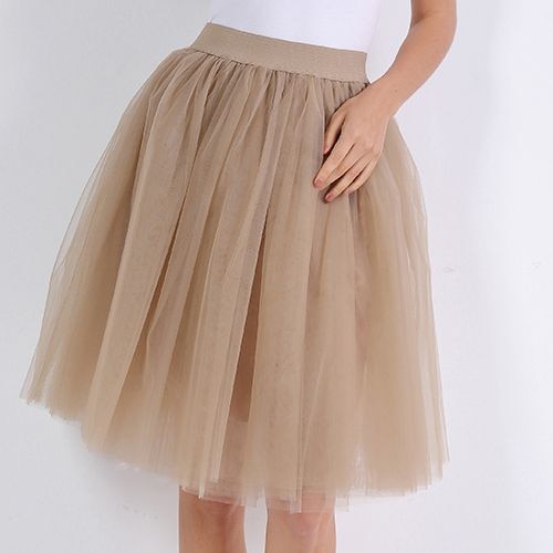 Petticoat Bridesmaid Midi Tutu Skirt