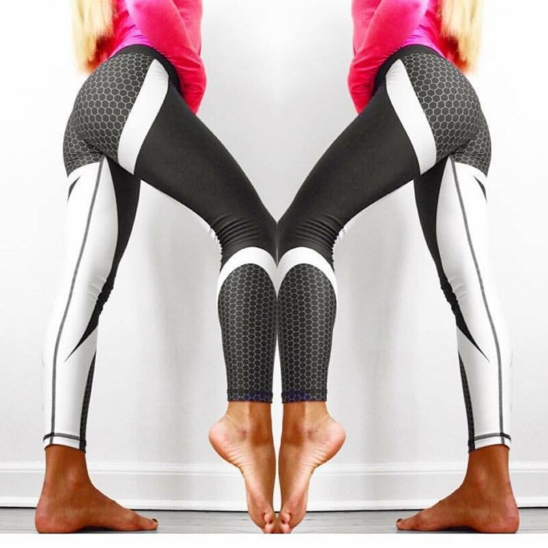 Push Up Printed Fitness High Waist Leggings