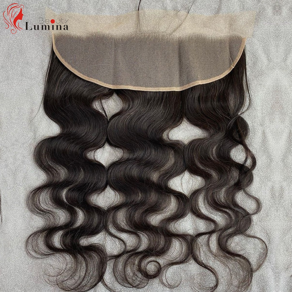 Body Wave Closure 4x4 Lace Closure Frontal Body Wave Frontal Natural Color Transparent Lace Frontal 100% Human Hair 8-22inches