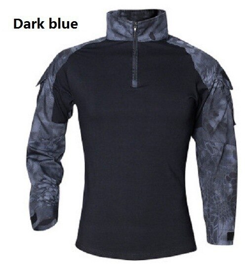 Army Camouflage Tactical T Shirt Men Long Sleeve Hunt Outdoor Long Sleeve T-Shirt