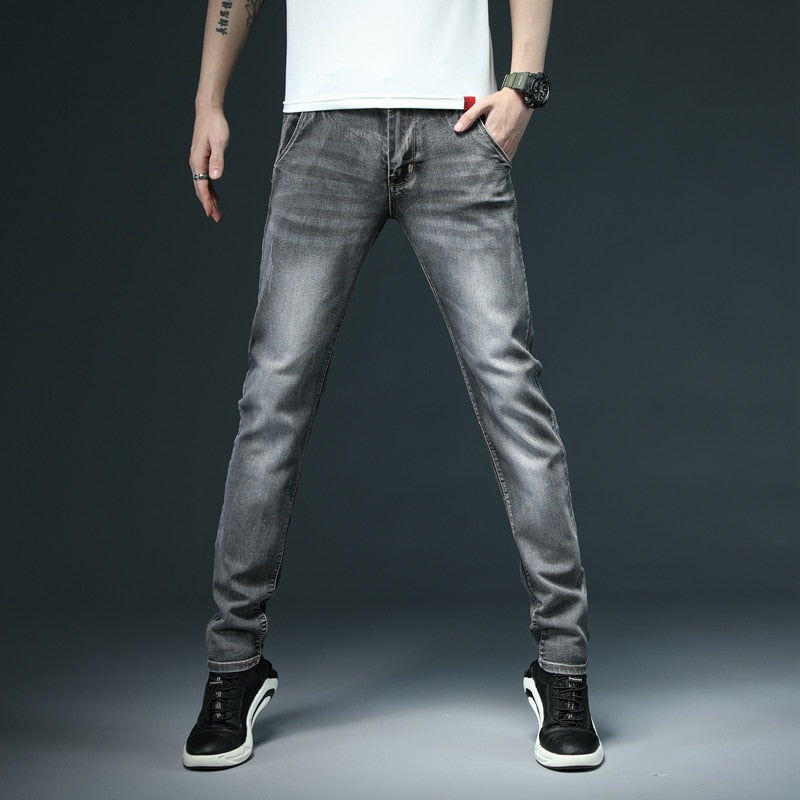 Men's Skinny Cotton Slim Denim Jeans