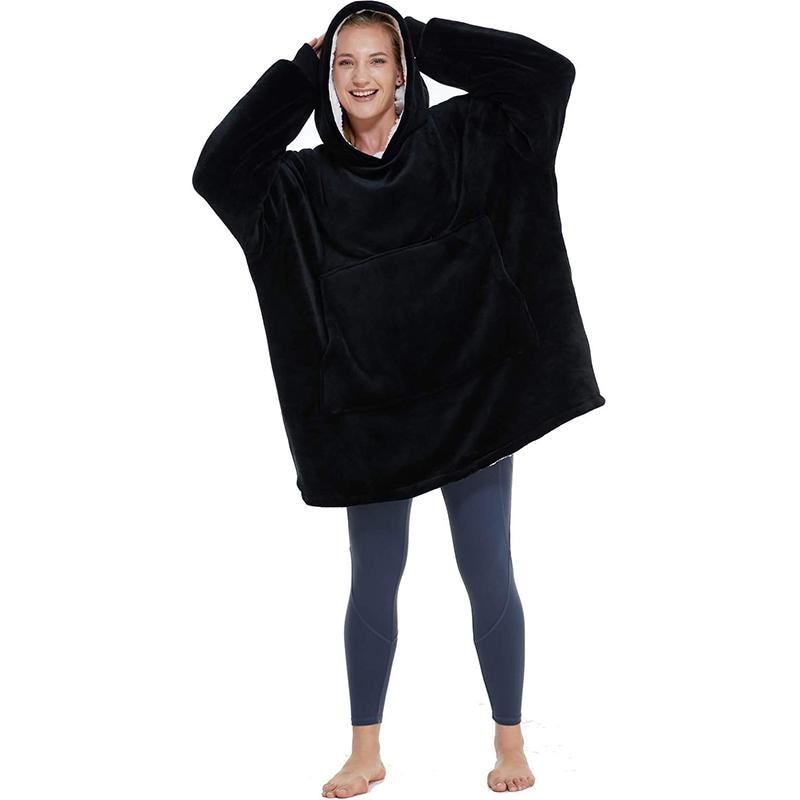 Oversized Hoodie Blanket w/ Sleeves