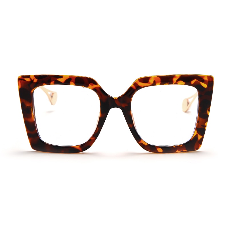 Square Clear Optical Transparent Frame Eyeglasses