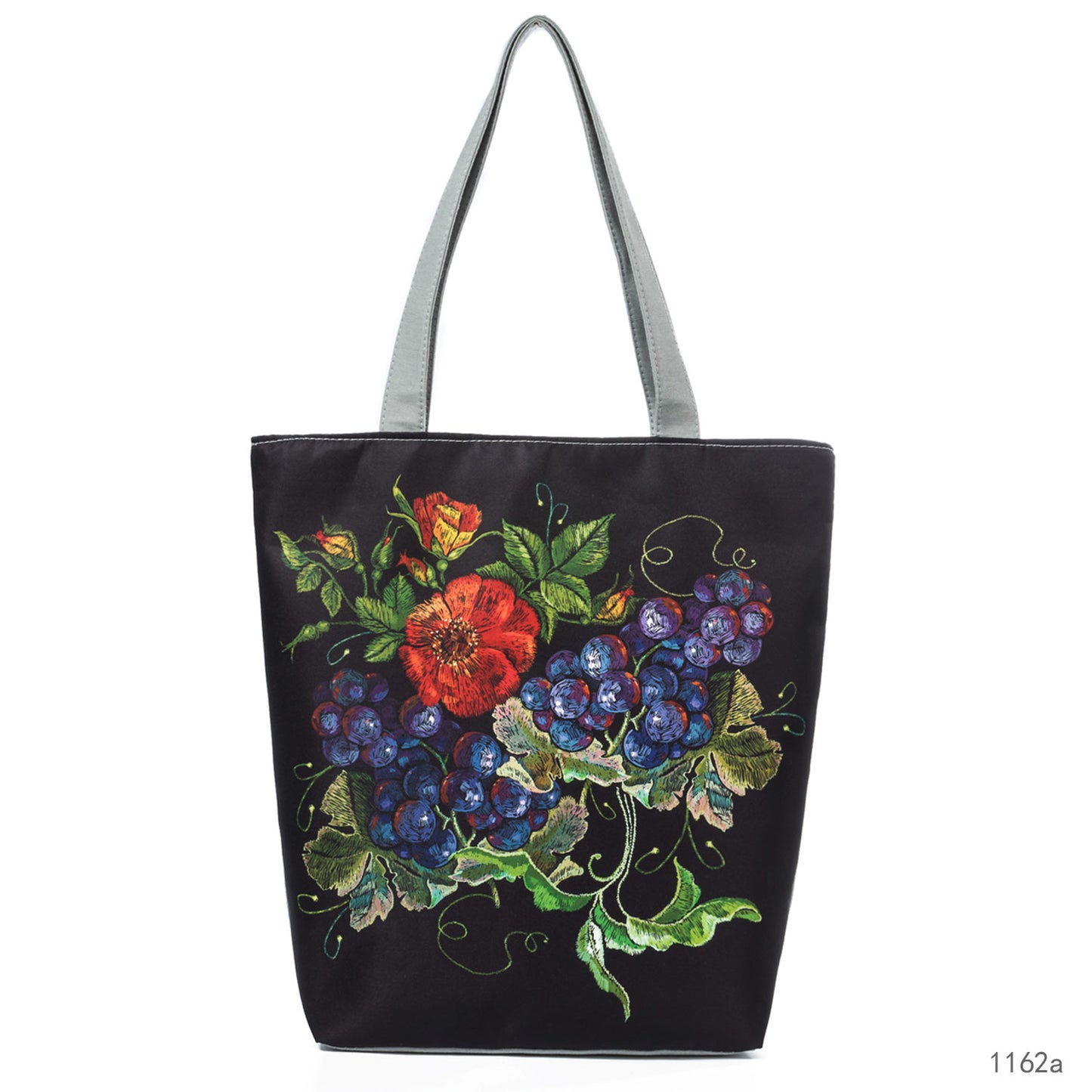 Floral Print Women Shoulder Canvas Shopping Tote Bag