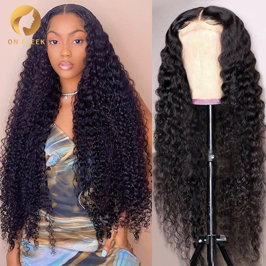 Deep Wave Frontal Wig 30 32 Inch Curly Human Hair Wigs For Black Women Pre Plucked Wigs Wet And Wavy 13x4 Water Wave Hd Lace Wig