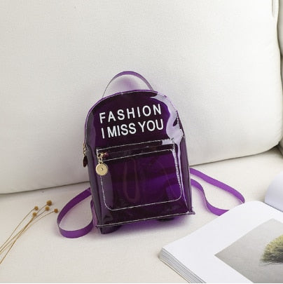 Ladies PU Leather Large Replica Backpacks