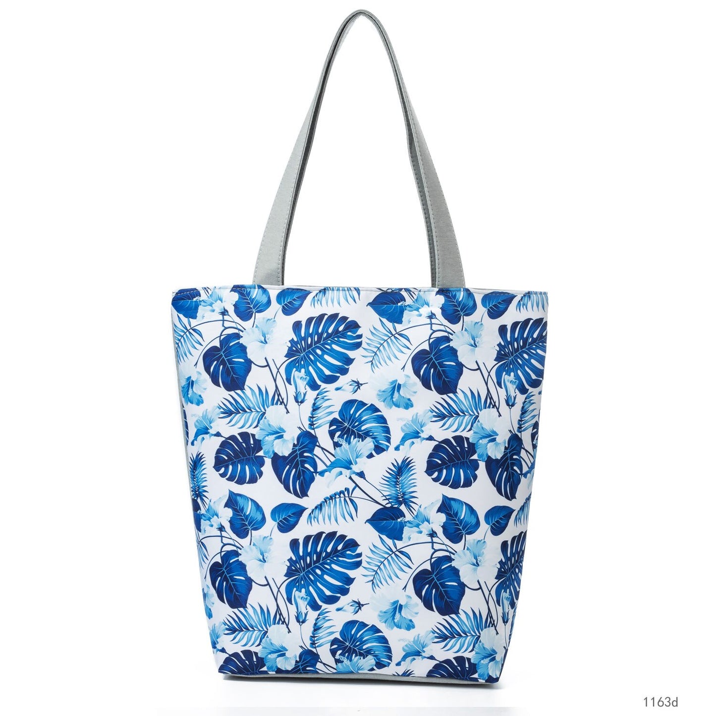 Floral Print Women Shoulder Canvas Shopping Tote Bag