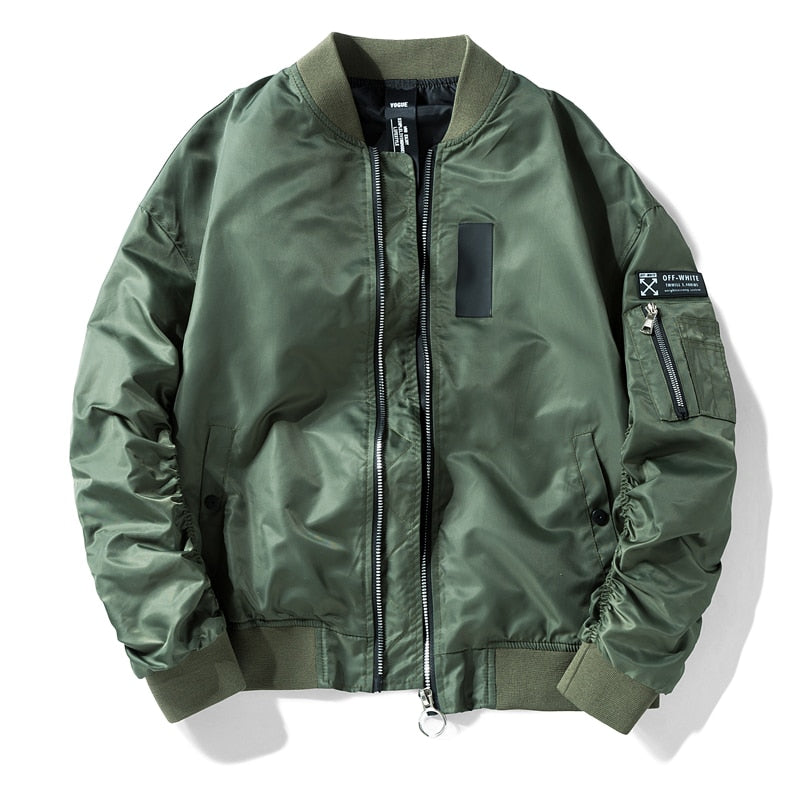 Men's Baseball Bomber Pilot Jacket