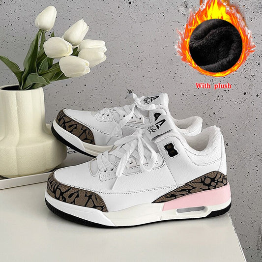 Replica Air Cushion Platform Plush Women's Sneakers