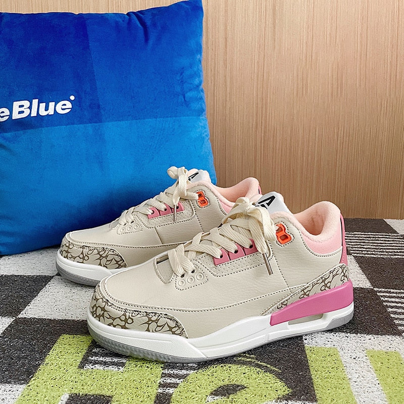 Replica Air Cushion Platform Plush Women's Sneakers