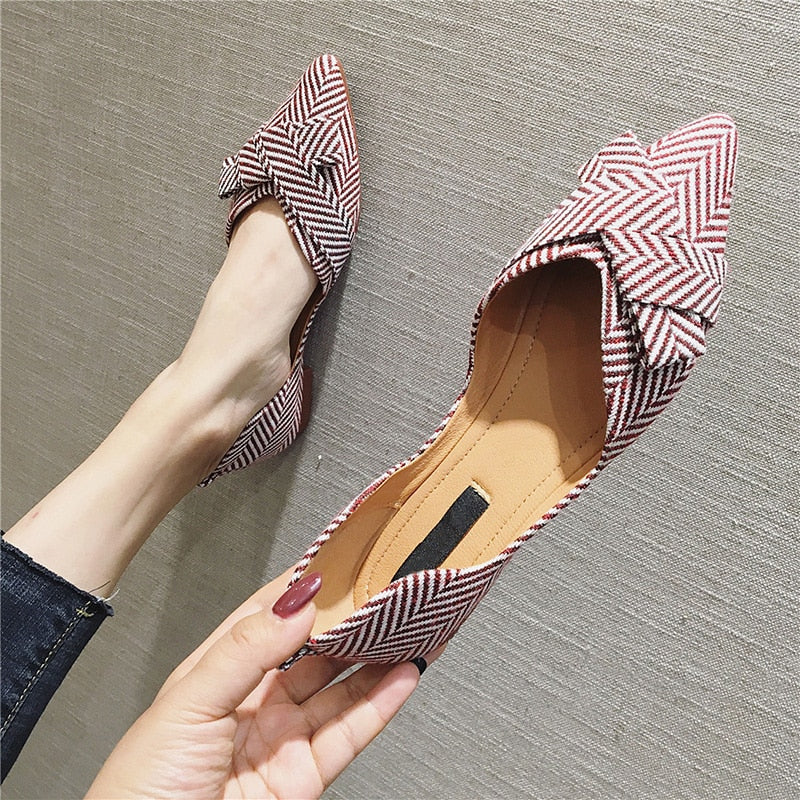 Boat Pointed Toe Slip-On Shoes