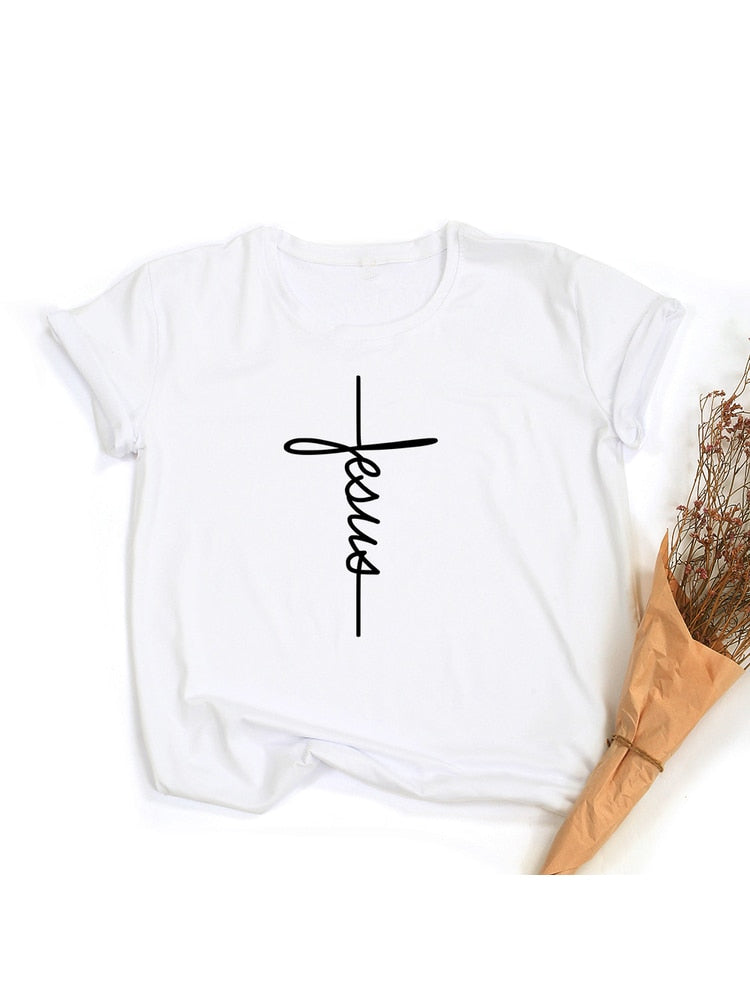 "Jesus Is My God King Everything" Women's Christian T-Shirts