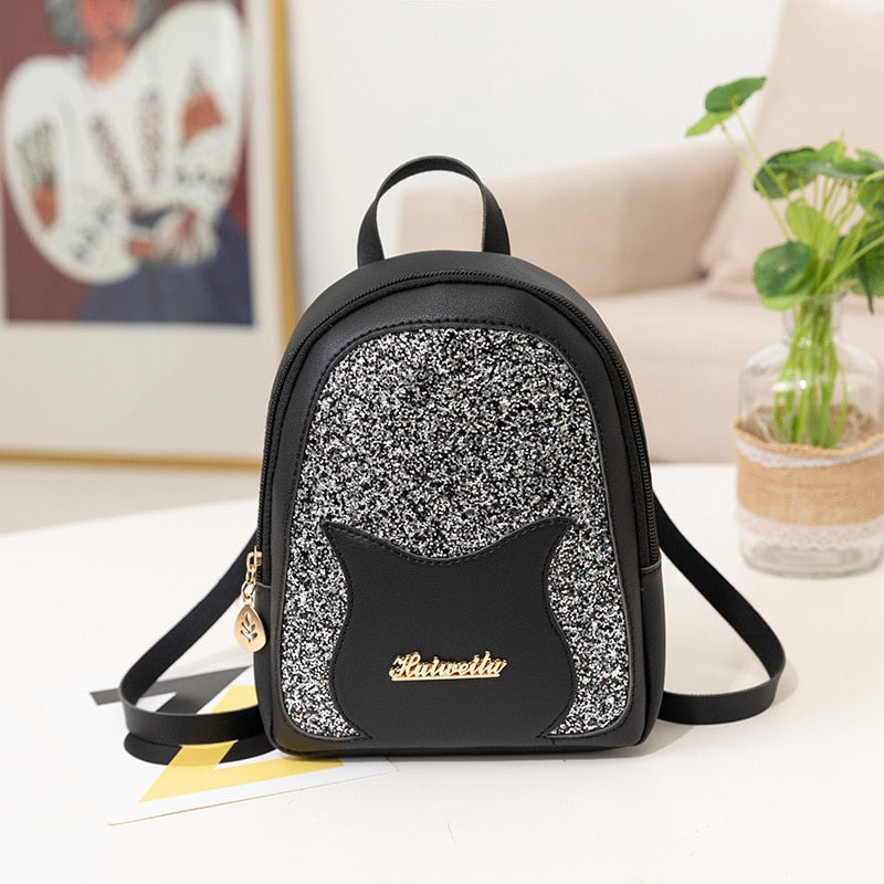 Ladies PU Leather Large Replica Backpacks