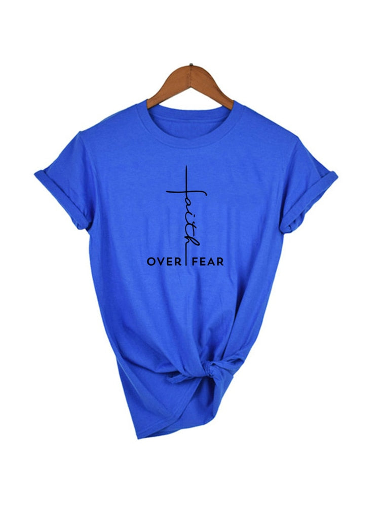 Faith Over Fear T-Shirt Ladies