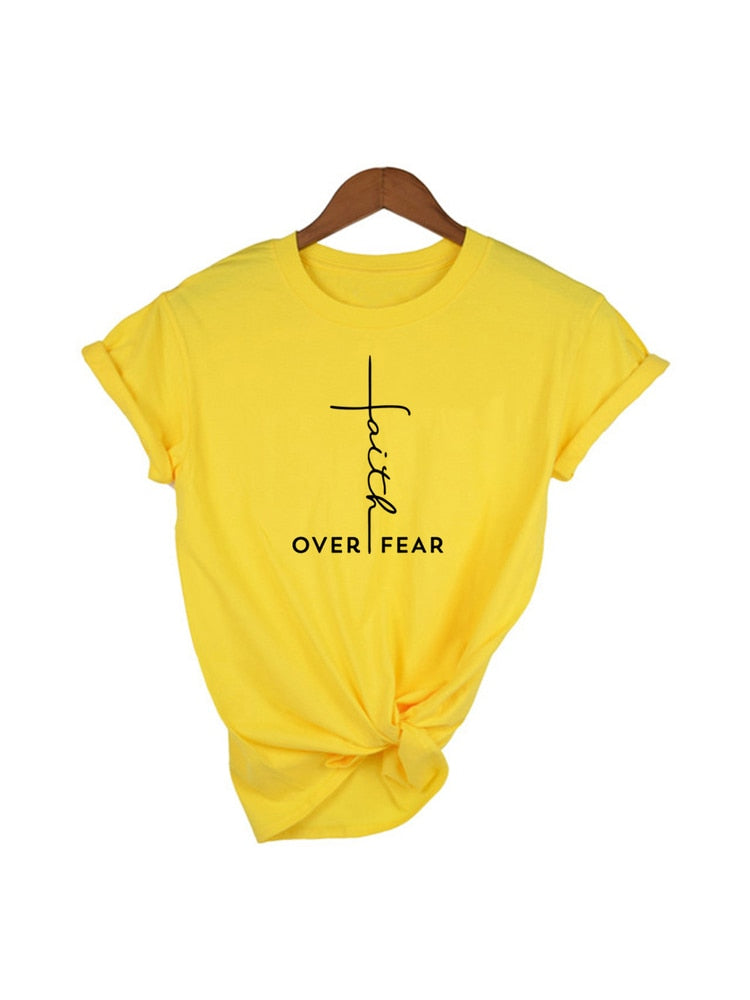 Faith Over Fear T-Shirt Ladies