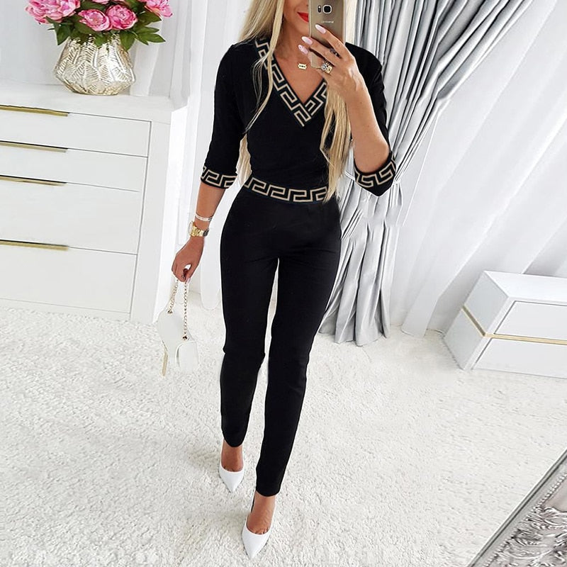 Sequin Patchwork Short Sleeve Slim Bodycon Jumpsuit