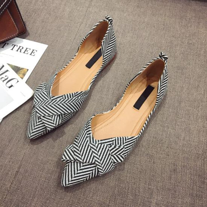 Boat Pointed Toe Slip-On Shoes