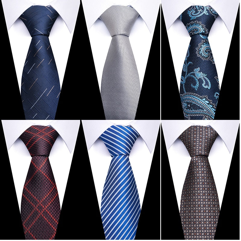 8 cm Men's Classic Silk Ties