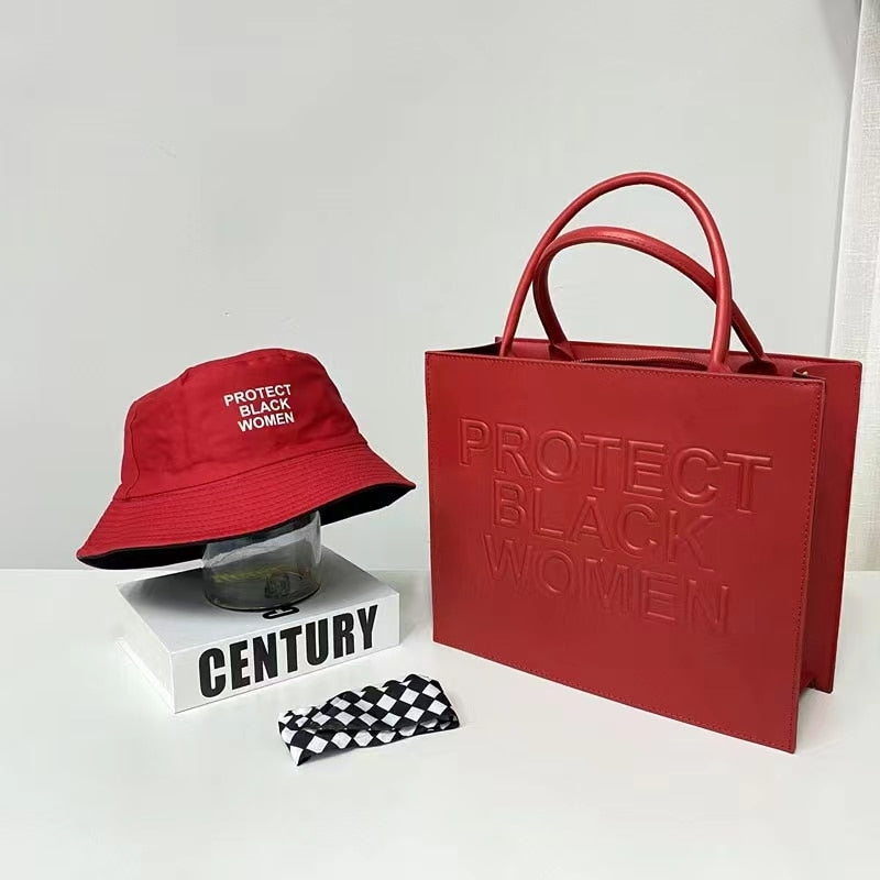 "Protect Black Women" Bucket Hat & Tote Bag Set