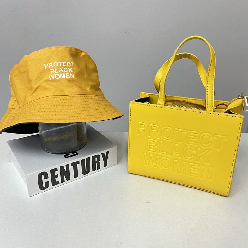 "Protect Black Women" Bucket Hat & Tote Bag Set