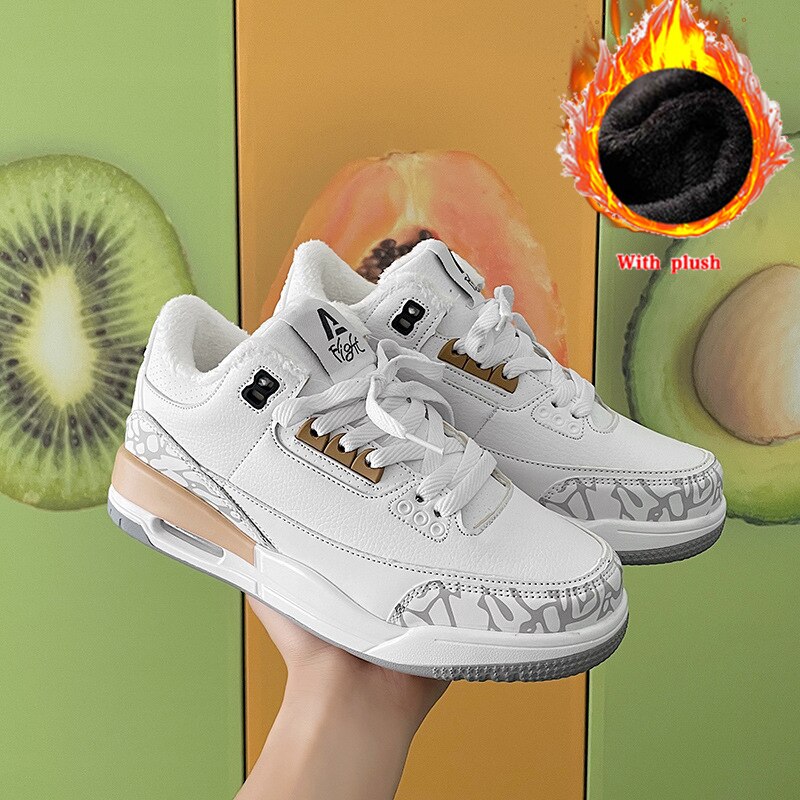 Replica Air Cushion Platform Plush Women's Sneakers