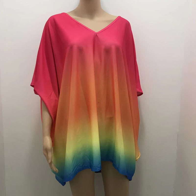 Oversized Batwing Sleeve Top