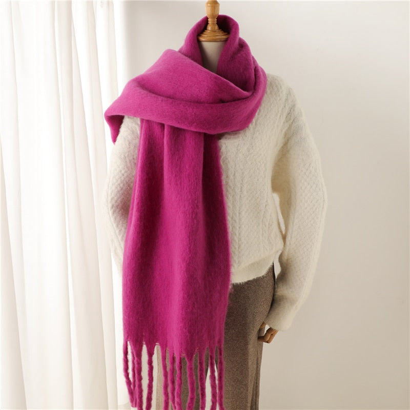 Cashmere Ladies Long Tassel Large Shawl Scarves