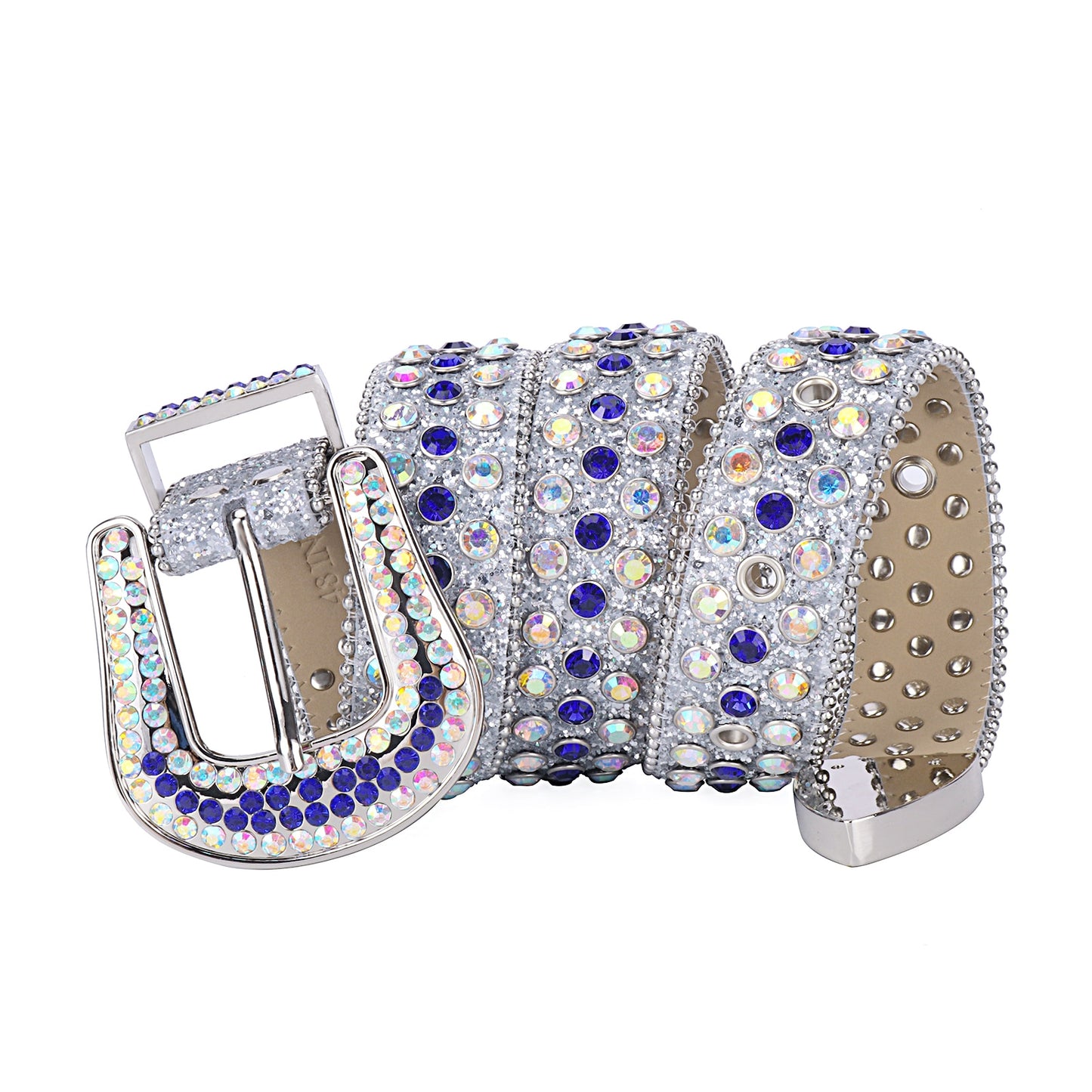 Unisex Bling Western Rhinestones Belt