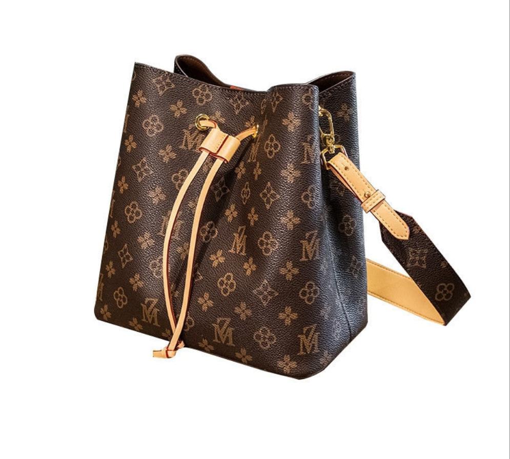 Monogram Print Designer Replica Women's Bucket Bags & Crossbody Shoulder Purses