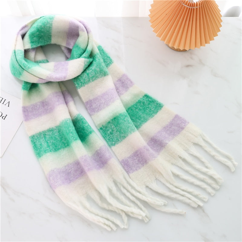 Cashmere Ladies Long Tassel Large Shawl Scarves