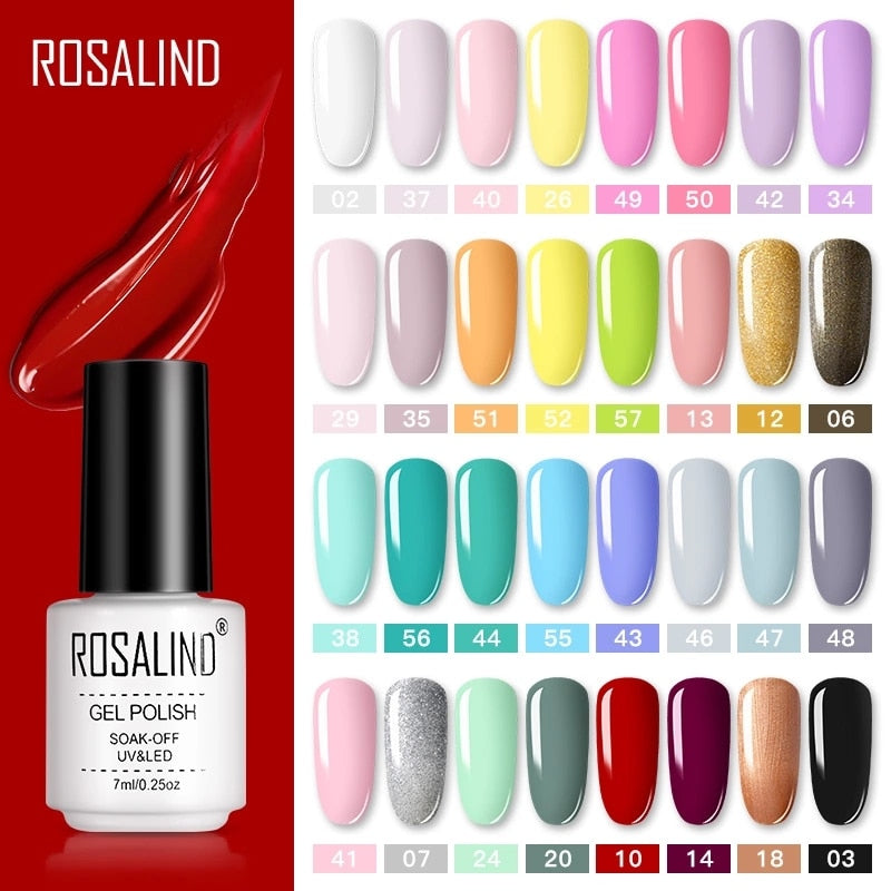 Solid Base & Top Coat Gel Polish Set Semi Permanent UV LED Soak Off