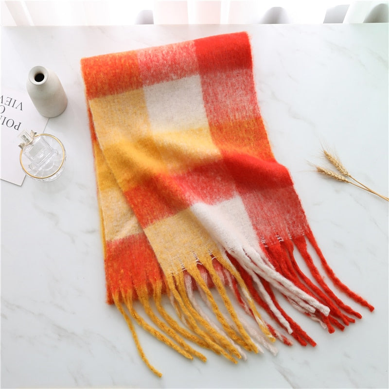 Cashmere Ladies Long Tassel Large Shawl Scarves