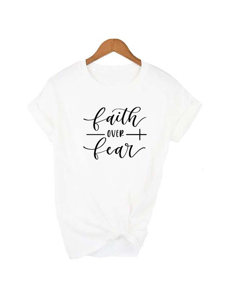 Faith Over Fear T-Shirt Ladies