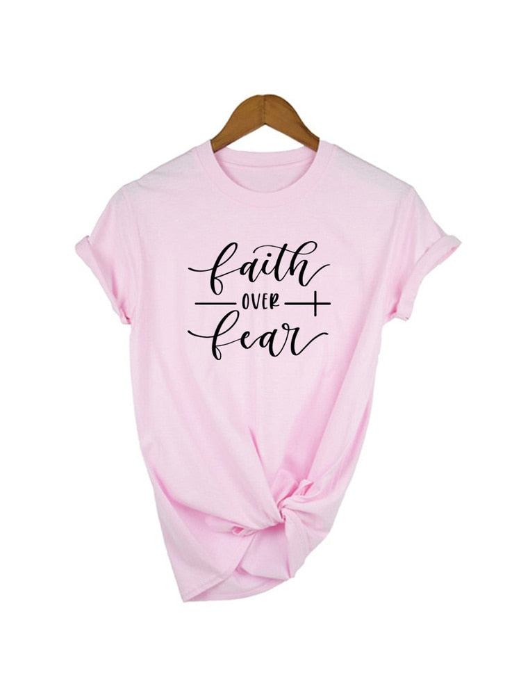 Faith Over Fear T-Shirt Ladies