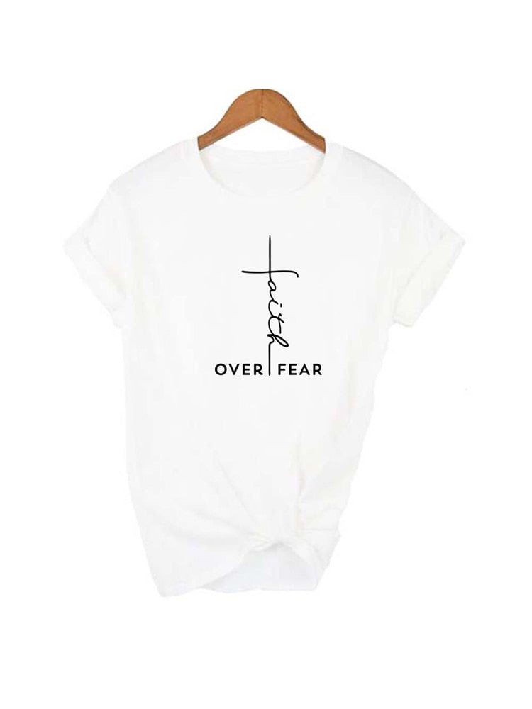 Faith Over Fear T-Shirt Ladies