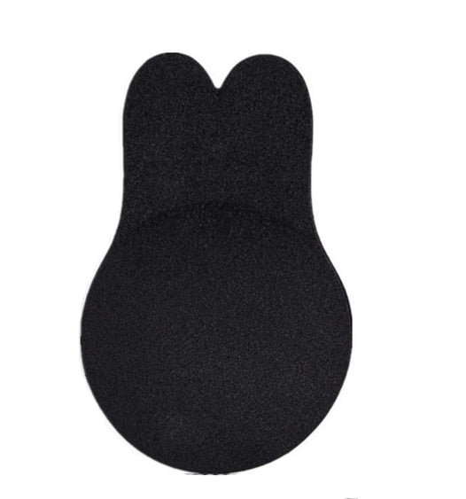 Silicone Latex Stickers Rabbit Ears Self-adhesion Breast Pasties Bra Padding Ultra-thin Adhesive Strapless